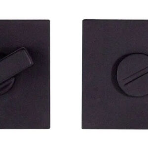 Дверна накладка WC Comit Novelty А, Tucano А (розетта 6 мм) чорний матовий (54)