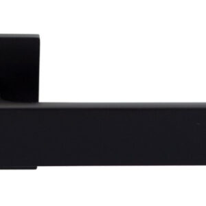 Дверна ручка Comit Kubic A (розетта 6 мм) квадрат 170 мм, чорний матовий (Китай)