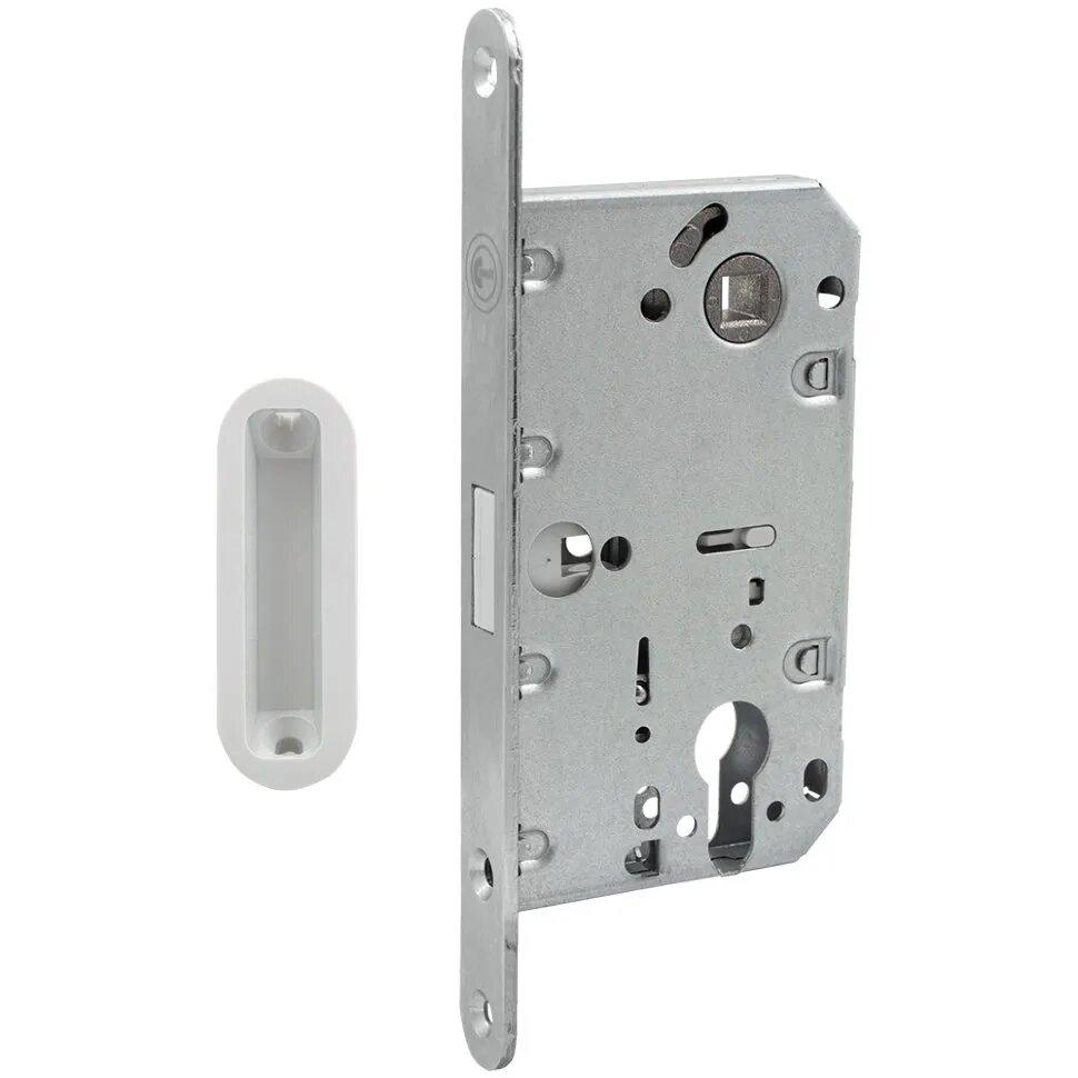 Замок магнітний Comit 81700 85 мм хром + відповідна планка ( симпатичний)