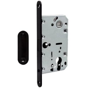Замок магнітний Comit 81703 85мм чорний + відповідна планка ( XVT)