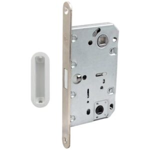 Міжкімнатний магнітний замок Comit 81697 96 мм нікель + відповідна планка (54)
