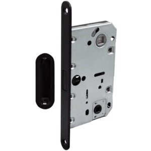 Міжкімнатний магнітний замок Comit 81699 96 мм чорний + відповідна планка (54)