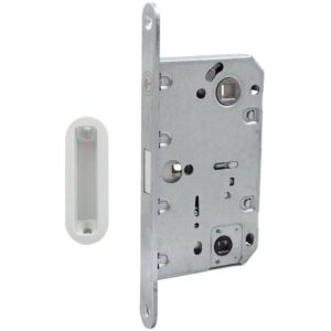 Міжкімнатний магнітний замок Comit 81696 96 мм хром + відповідна планка (54)