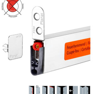 Висувний поріг PLANET HS-plus 835 мм профільні/металеві/дерев'яні FIRE (Швейцарія)