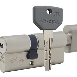 Циліндр CISA ASIX P8 ключ/тумблер нікель матовий (Італія)