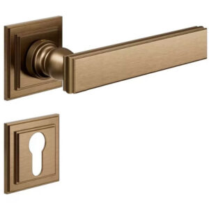 Ручка з накладкою під циліндр DND by Martinelli LUCREZIA 02 PVD бронза матова (Італія)