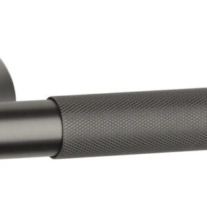 Ручка дверна на розетці 8 мм Sterk 1741 PRO R базальт PVD (Польща)