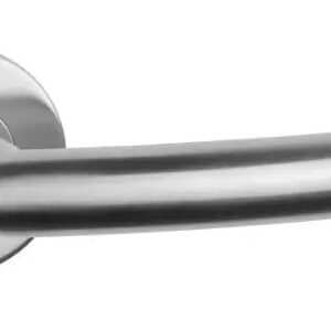 Ручка дверна на розетці 10 мм Sterk 1707 R нержавіюча сталь (Польща)