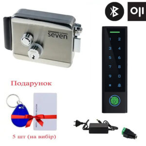 Біометричний комплект контролю доступу з електромеханічним замком SEVEN KA-7825 (Україна)