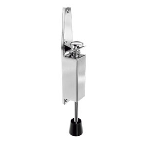 Натискний дверний стопор Amig 165х30 (45 мм) хром матовий (Іспанія)