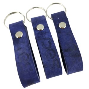 Брелок PES шкіряний  для ключів з тисненням