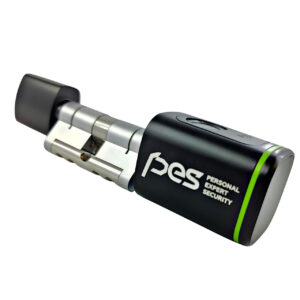 PES Cylinder 2 циліндр зі сканером відбитків пальця чорний