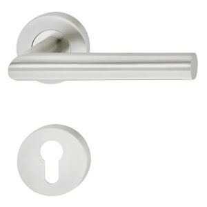 Комплект ручок Hoppe LDH 2171 з накладкою PC сталь матова (Німеччина)