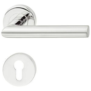 Комплект дверних ручок Hoppe LDH 2171 з накладкою PC сталь (Німеччина)