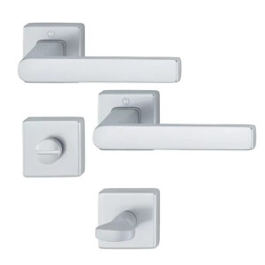 Дверна ручка Hoppe BRINDISLI з фіксатором WC хром матовий (Німеччина)