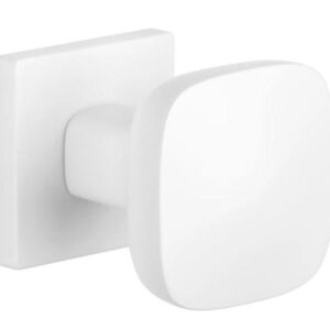 Дверна нефіксована ручка кноб Aprile AS Querca Q 7S біла (Польща)