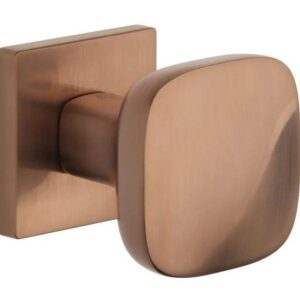 Фіксована ручка кноб для дверей Aprile AS Querca Q 7S матова мідь (Польща)