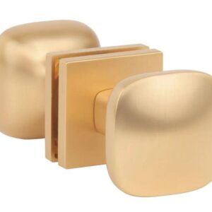 Фіксована двостороння ручка кноб Aprile AS Querca Q 7S латунь матова (Польща)