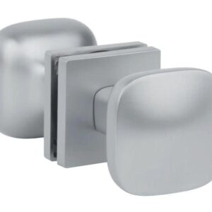 Фіксована двостороння ручка кноб Aprile AS Querca Q 7S сатин хром (Польща)