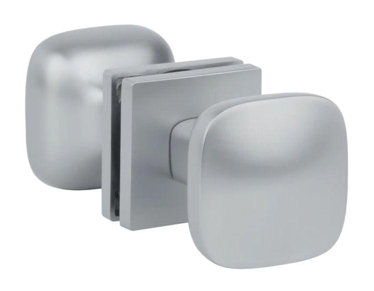 Фіксована двостороння ручка кноб Aprile AS Querca Q 7S сатин хром (Польща)