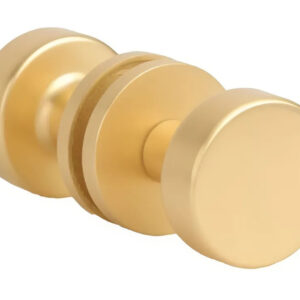 Ручки-кноб Aprile Ruta R 7S AT фіксовані двосторонні, латунь матова (Польща)