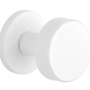 Фіксована ручка кноб для дверей Aprile Ruta R 7S AT білий (Польща)