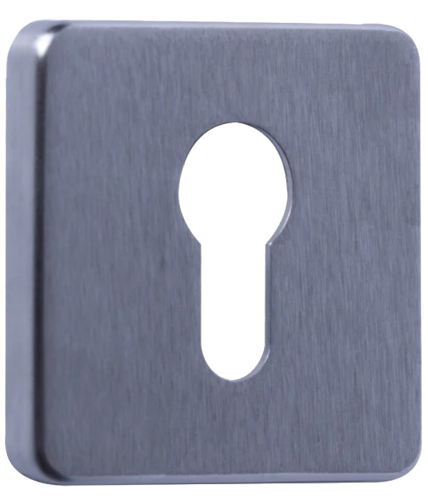 Накладка на циліндр квадратна Azzi Fausto MY/QSLIM хром матовий (Італія)