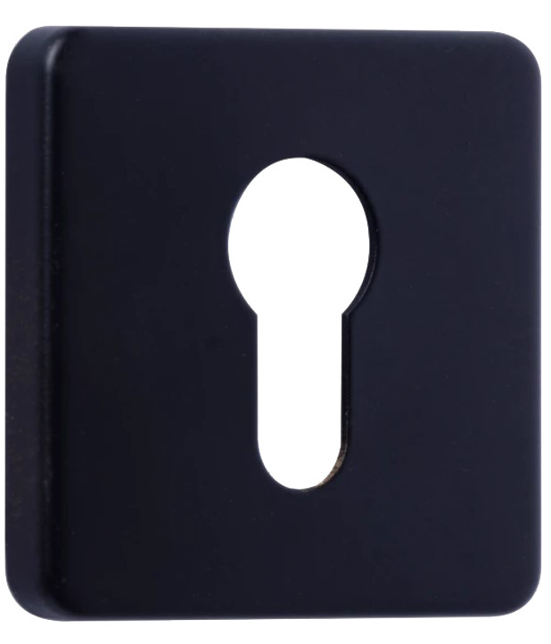 Накладка на циліндр квадратна Azzi Fausto MY/QSLIM чорний матовий (Італія)