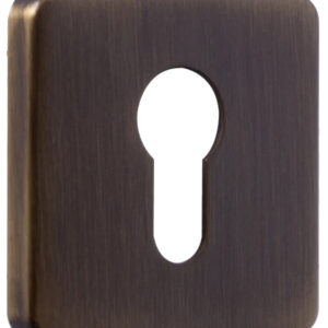 Накладка на циліндр квадратна Azzi Fausto MY/QSLIM бронзова латунь (Італія)