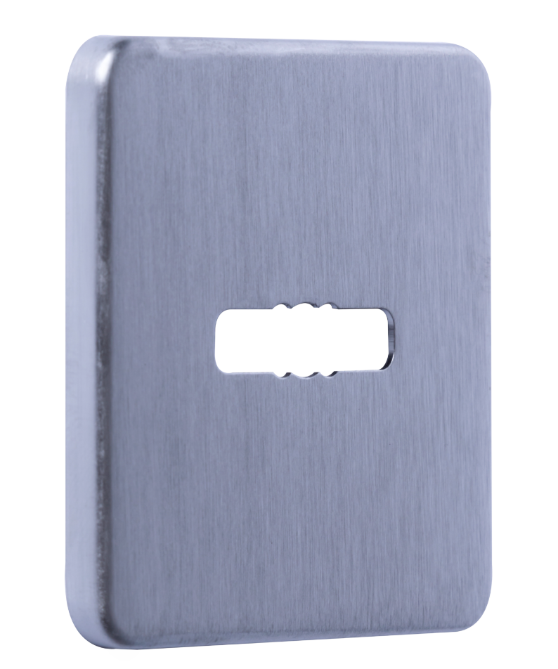 Накладка під сувальдний ключ Azzi Fausto MDM/QSLIM квадратна (Італія) Хром матовий