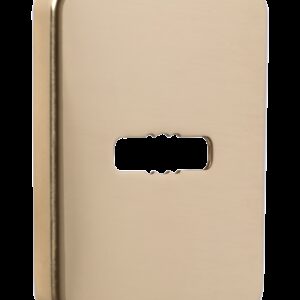 Накладка під сувальдний ключ Azzi Fausto MDM/QSLIM квадратна (Італія) Латунь полірована