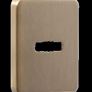 Накладка під сувальдний ключ Azzi Fausto MDM/QSLIM квадратна (Італія) Латунь матова