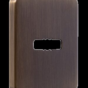 Накладка під сувальдний ключ Azzi Fausto MDM/QSLIM квадратна (Італія) Латунь бронзова