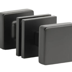 Двостороння фіксована ручка кноб Aprile Mora Q 7S AT чорний (Польща)