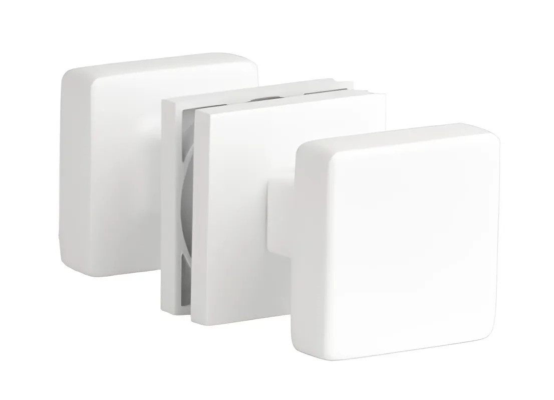 Двостороння фіксована ручка кноб Aprile Mora Q 7S AT білий (Польща)