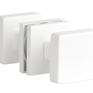 Ручки кноб фіксована/нефіксована Aprile Mora Q 7S AT білий (Польща)