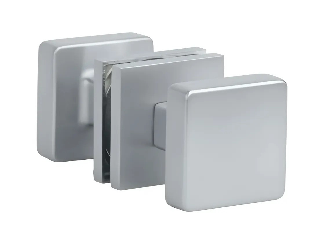 Двостороння фіксована ручка кноб Aprile Mora Q 7S AT сатин хром (Польща)