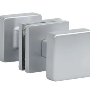 Ручки кноб фіксована/нефіксована Aprile Mora Q 7S AT сатин хром (Польща)