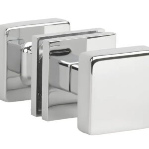 Двостороння фіксована ручка кноб Aprile Mora Q 7S AT хром (Польща)