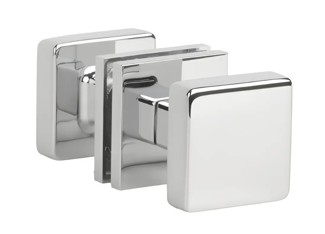 Двостороння фіксована ручка кноб Aprile Mora Q 7S AT хром (Польща)