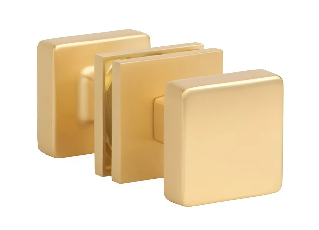 Нефіксована двостороння ручка кноб Aprile Mora Q 7S AT латунь матова (Польща)