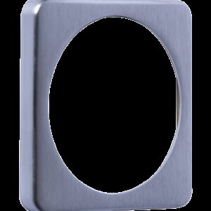 Накладка на протектор Azzi Fausto ME50/QSLIM квадратна (Італія) Хром матовий