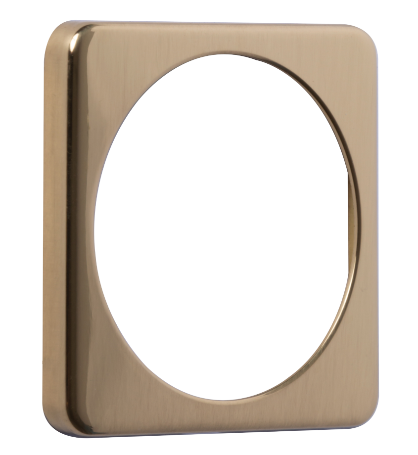 Накладка на протектор Azzi Fausto ME50/QSLIM квадратна (Італія) Латунь полірована