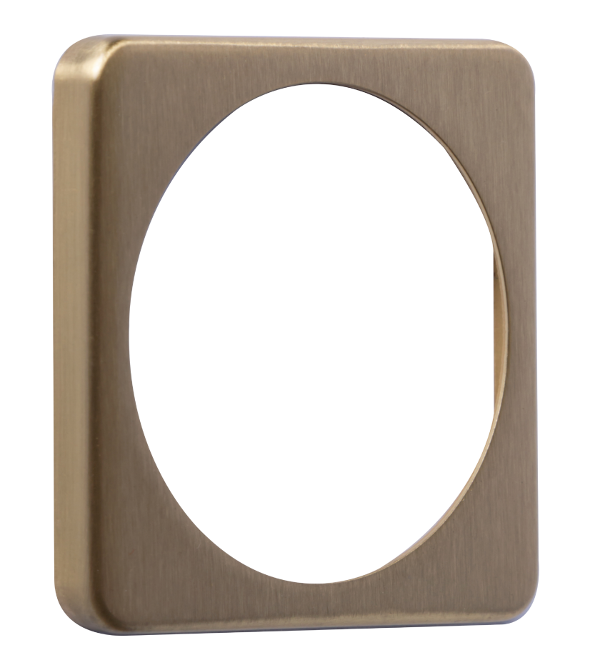 Накладка на протектор Azzi Fausto ME50/QSLIM квадратна (Італія) Латунь матова