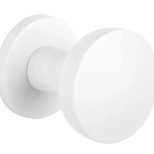 Ручка кноб нефіксована Aprile Ortica R 7S AS біла (Польща)