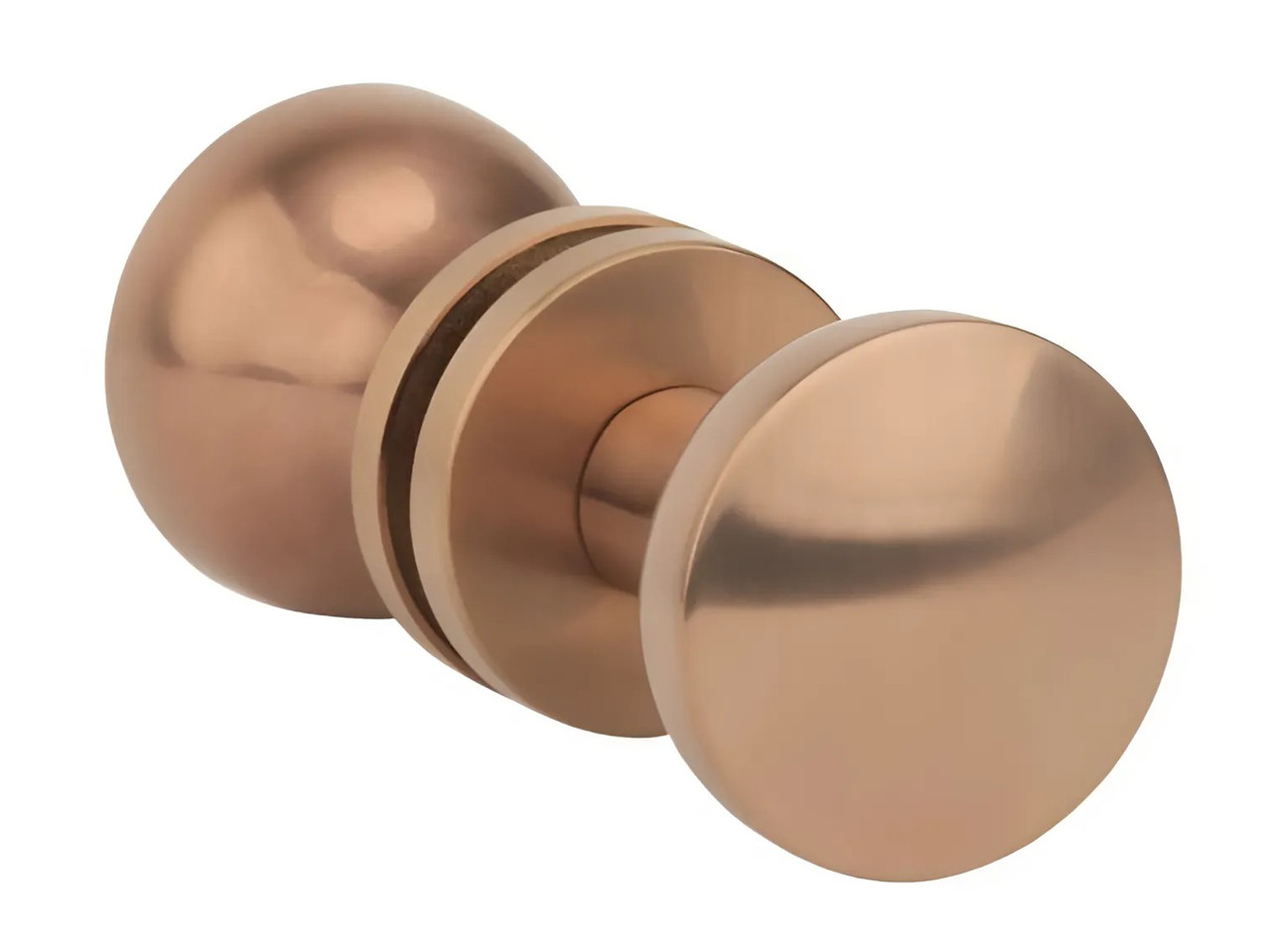 Двостороння нефіксована ручка кноб Aprile Ortica R 7S AS мідь матова (Польща)