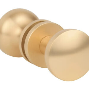 Двостороння нефіксована ручка кноб Aprile Ortica R 7S AS латунь матова (Польща)