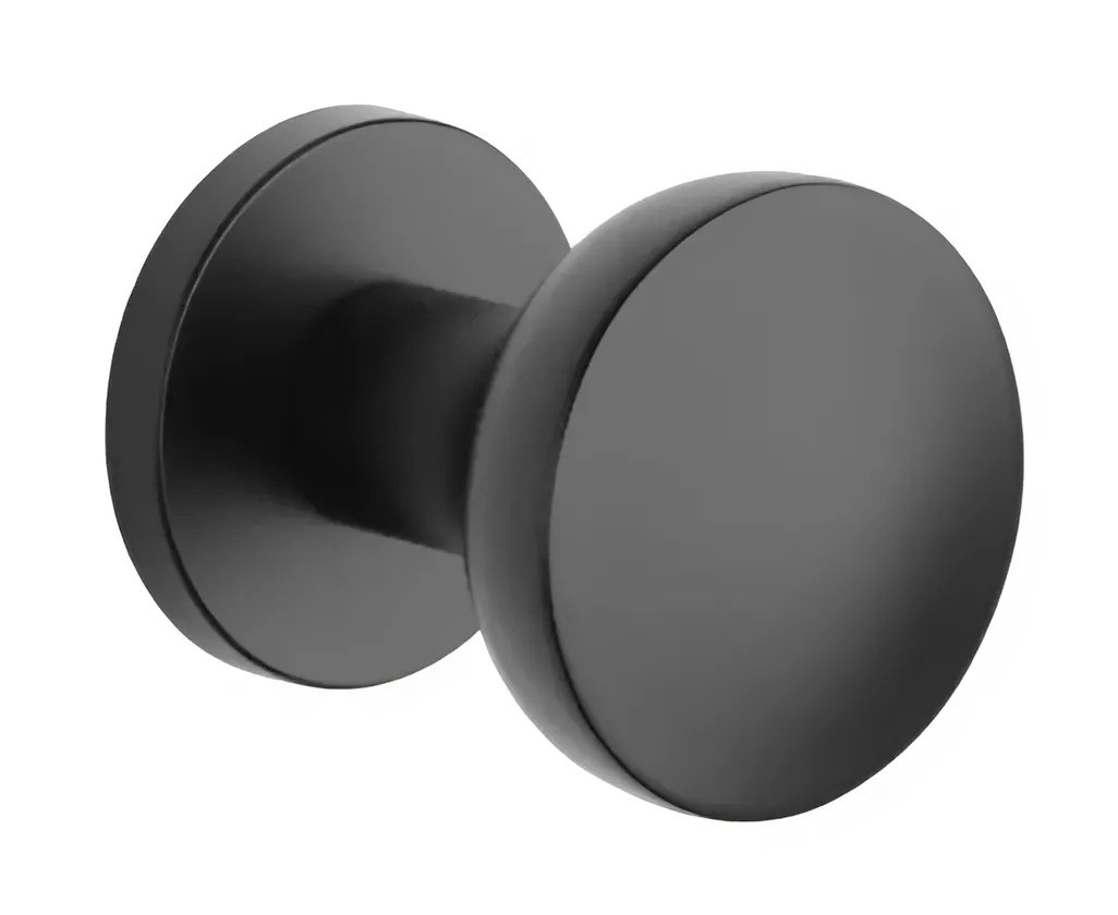 Ручка кноб нефіксована Aprile Ortica R 7S AS чорний (Польща)