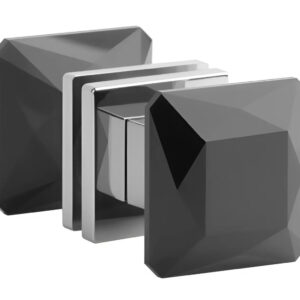 Фіксована двостороння ручка кноб Aprile Quince Q 7S AS чорний (Польща)