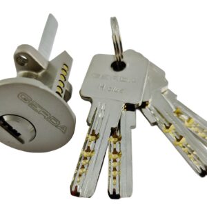 Циліндр для накладного замка GERDA RIM H-PLUS нікель (Польща)